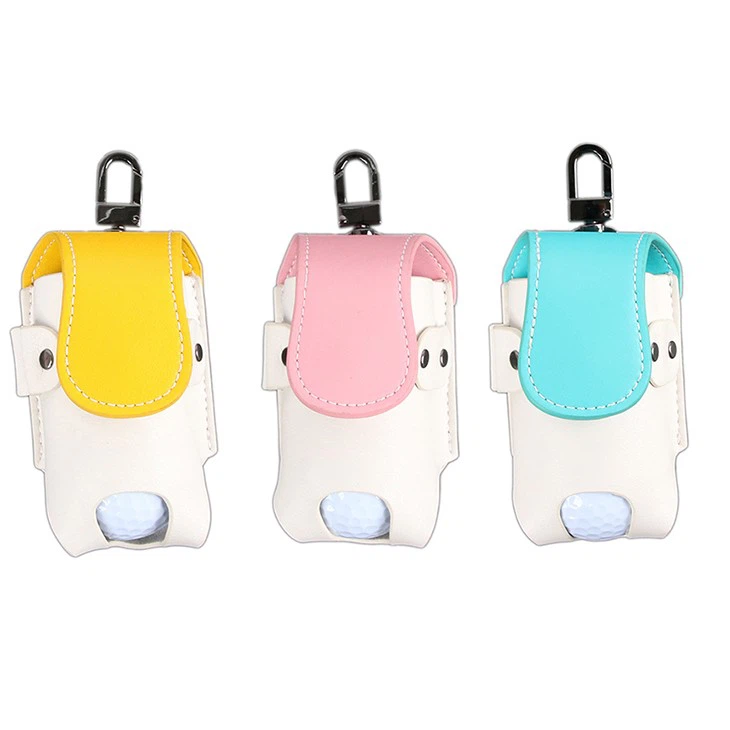 Leather Golf Ball Holder