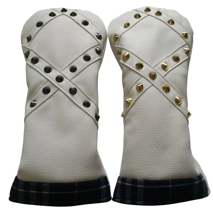 Golf Tsav Headcover Nrog Rivet